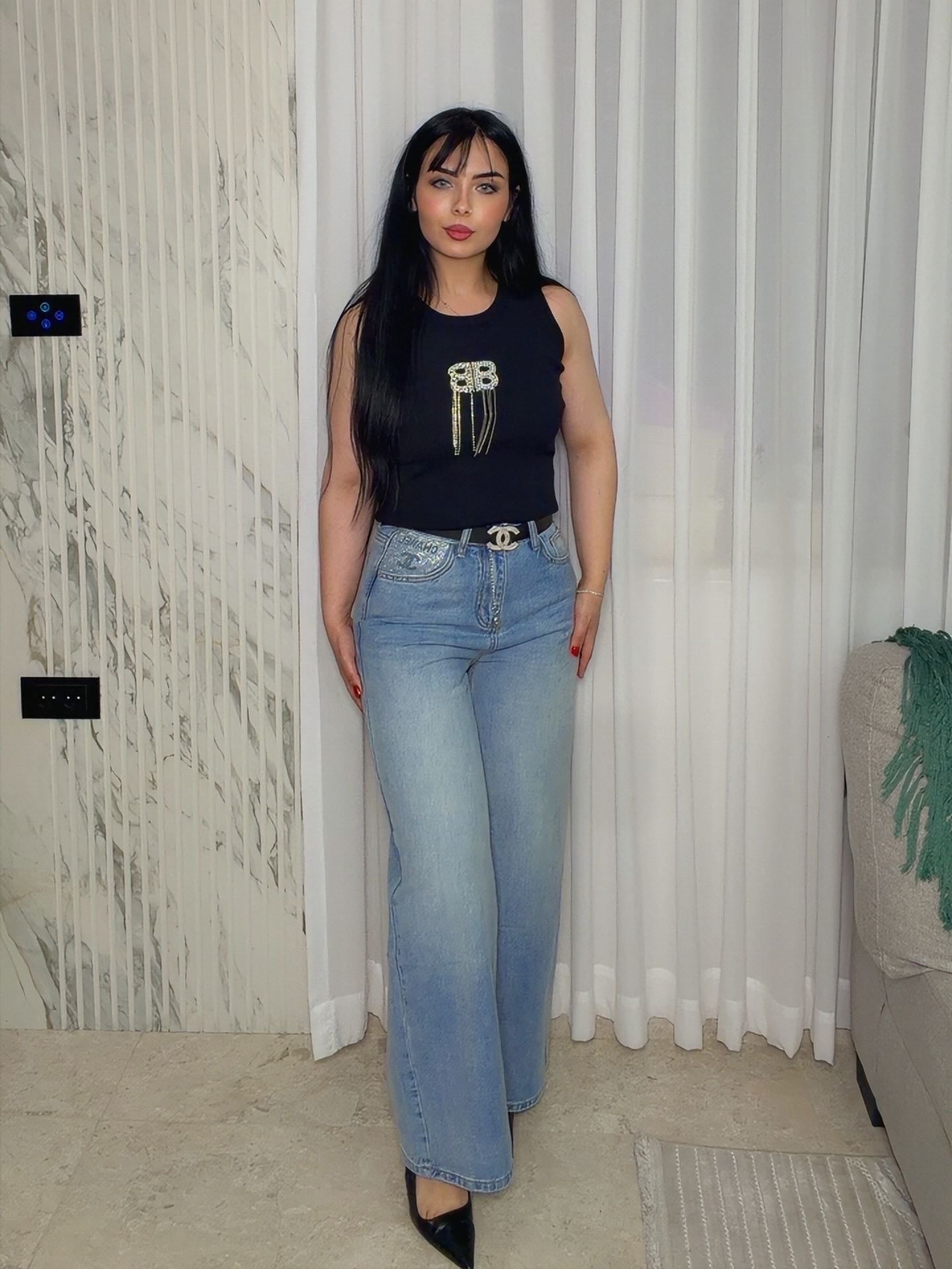 CHANEL Pants with Belt
